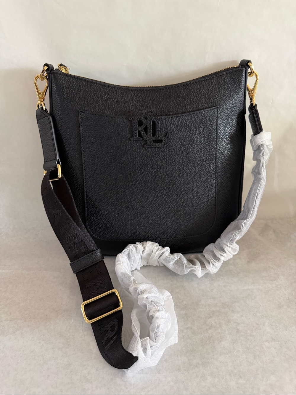 Lauren Ralph Lauren
Cameryn Pebbled Leather Small Crossbody Bag